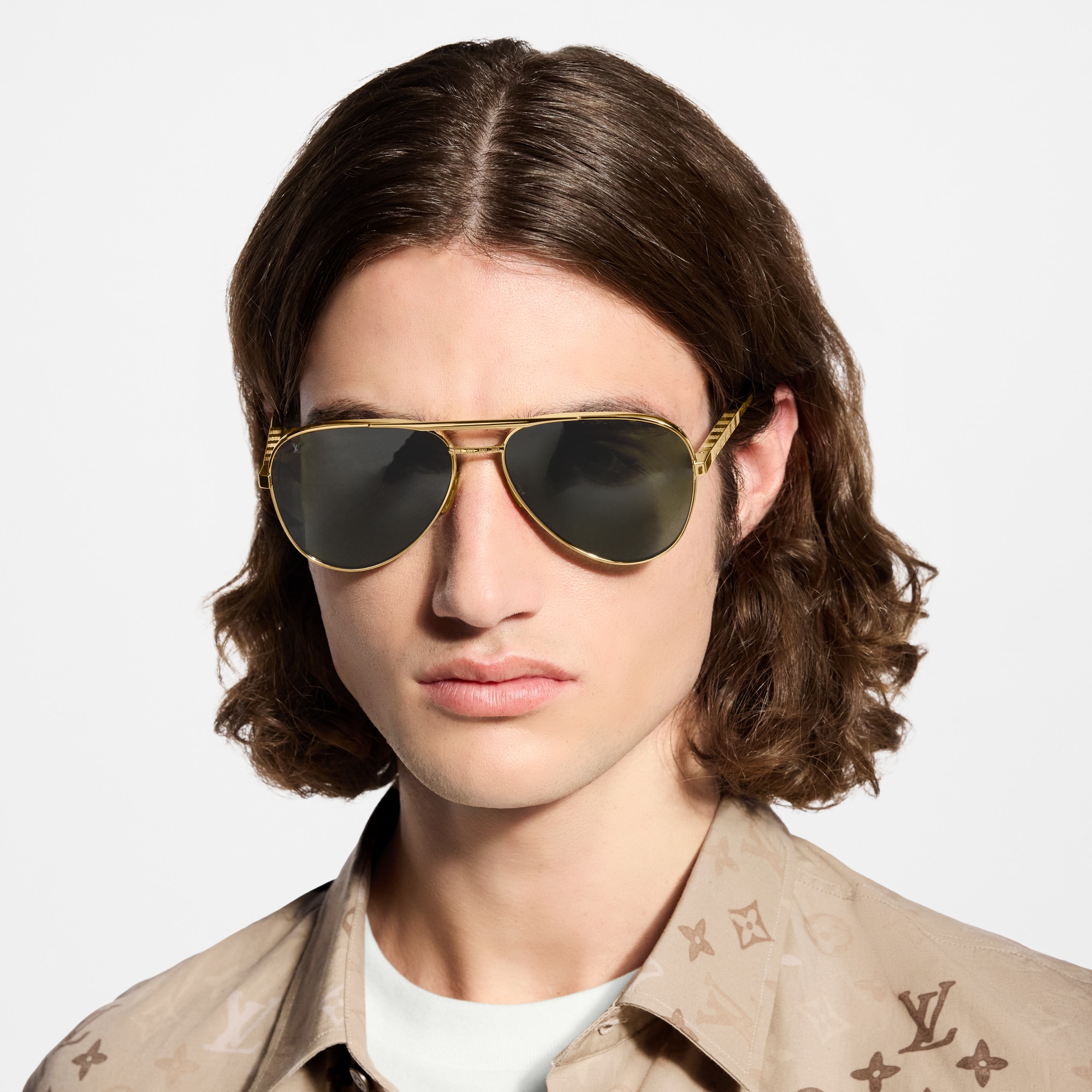 LV Attitude Pilot Sunglasses S00 - Men - Accessories | LOUIS VUITTON ®